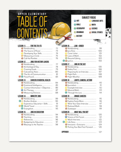 Careers + Trades Homeschool Unit Study Digital Upper Elementary Table of Contents Lessons 11-20