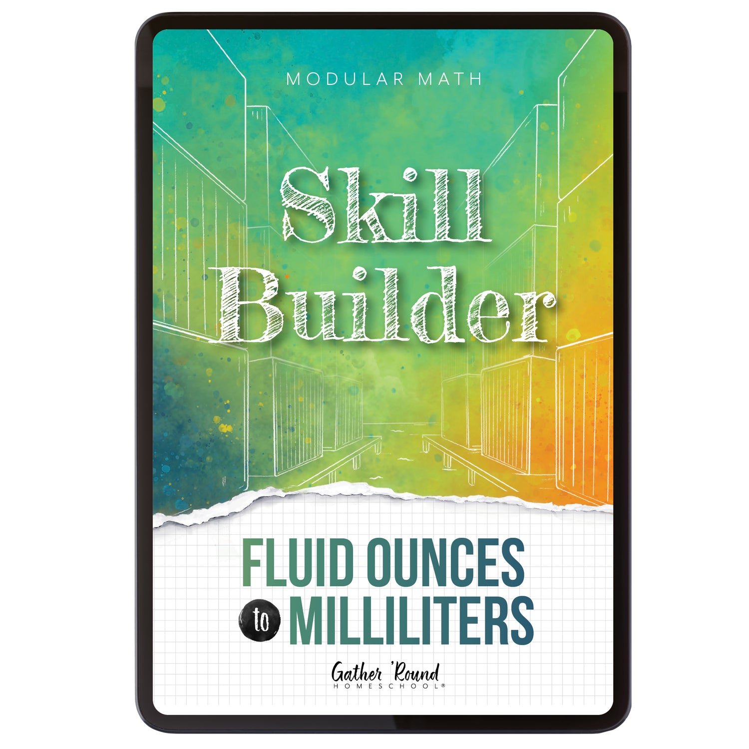 Measurement Step 6 modular math homeschool digital skill builder fluid ounces to milliliters