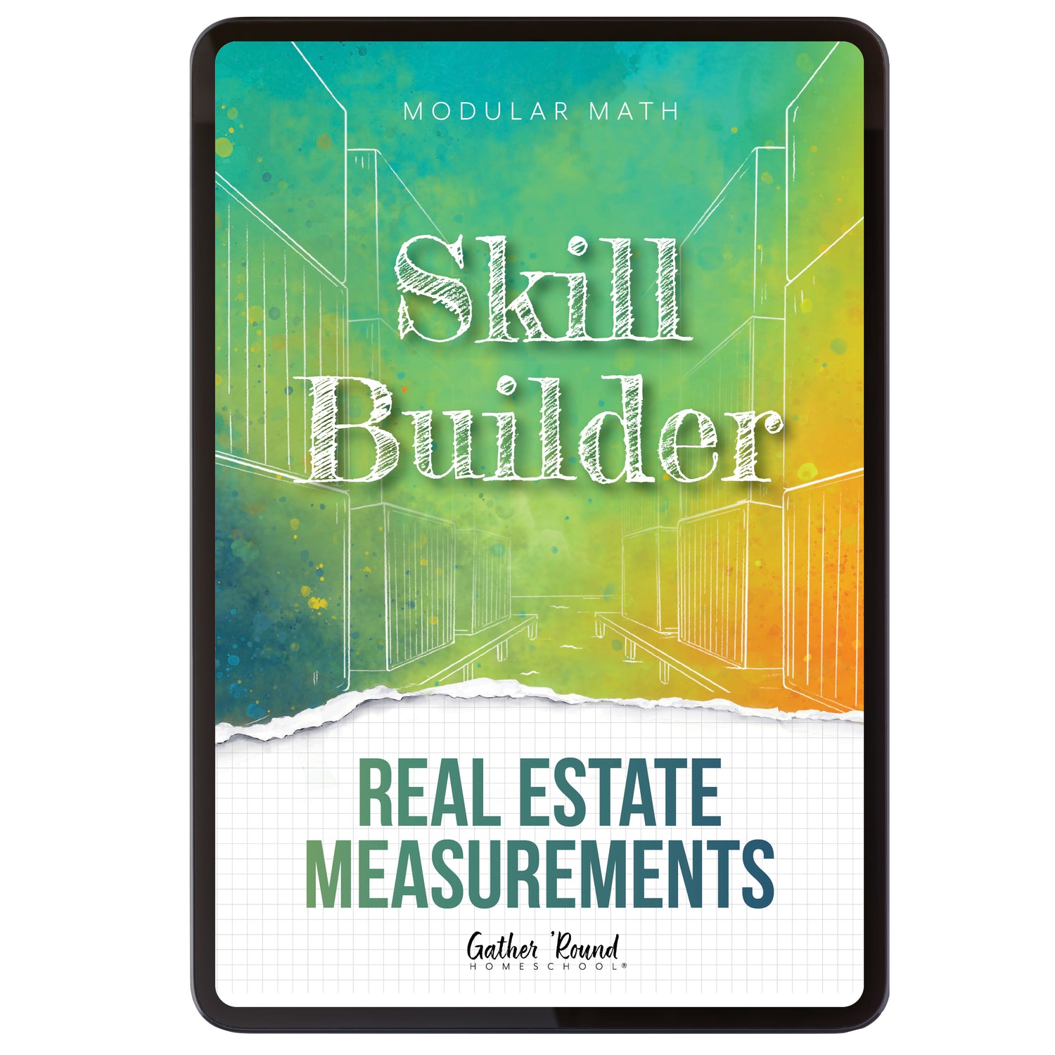 Measurement Step 6 modular math homeschool digital skill builder real estate measurements