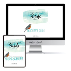North America Birds part 1 homeschool unit study digital student workbook High School  with Teacher's Guide 