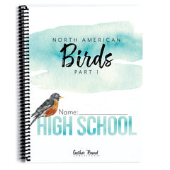 North America Birds part 1 homeschool unit study student workbook high school 