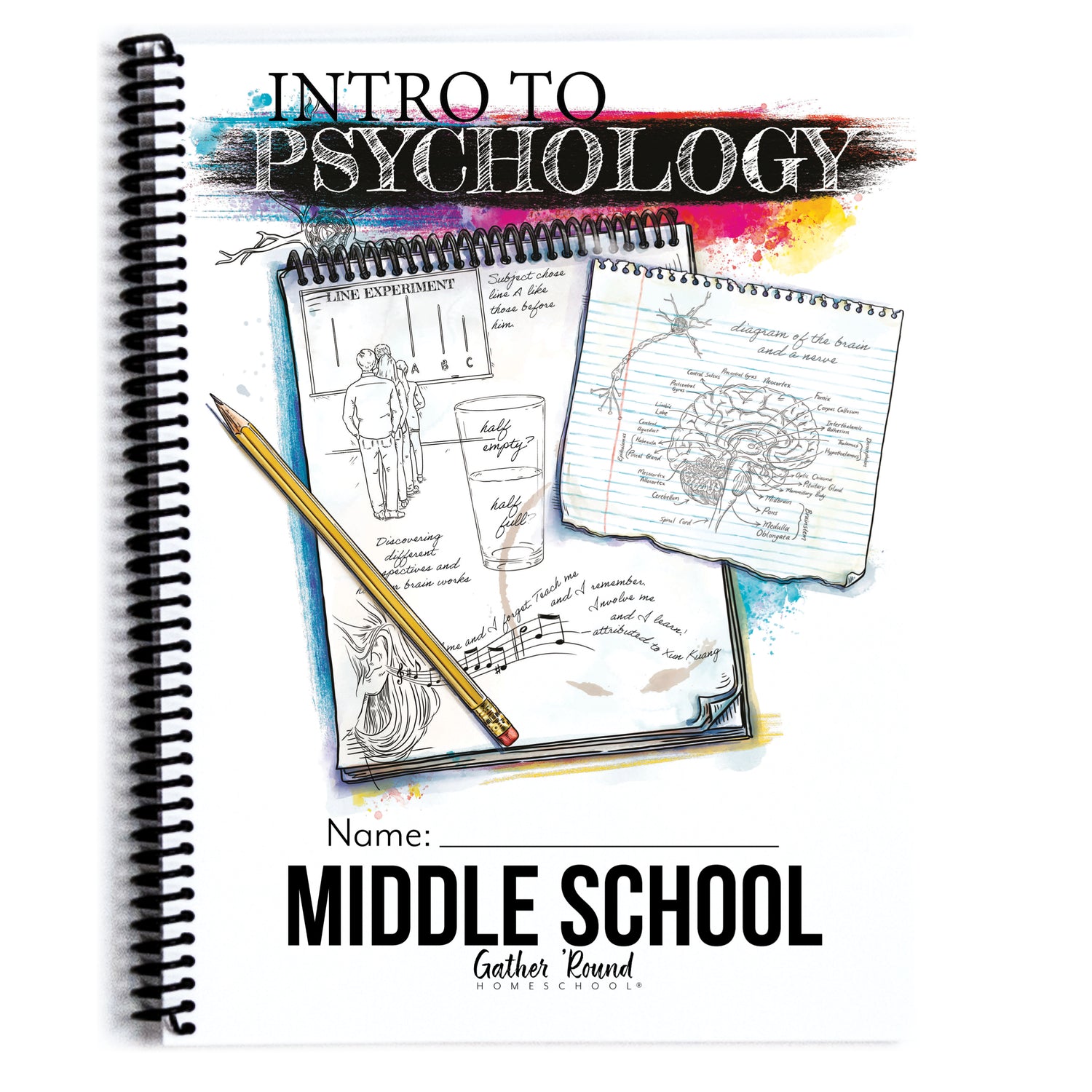 Psychology homeschool unit study print in middle school