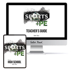 Sports + PE homeschool unit study digital student workbook High School with Teacher's Guide bundle