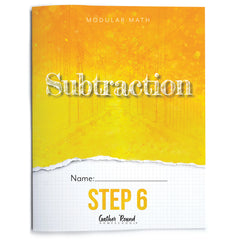 Subtraction Modular Math step 6 printed book 