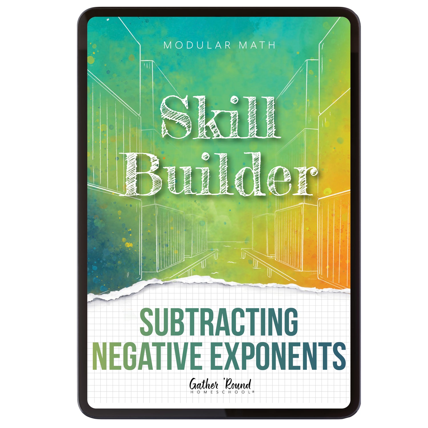 Subtraction Modular Math Step 6 digital skill builder subtracting negative exponents