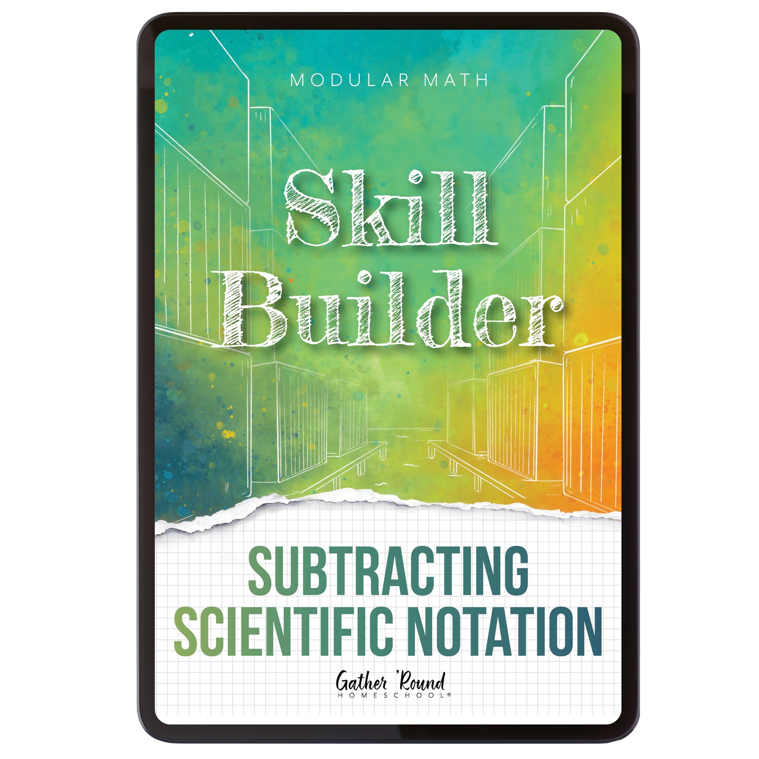 Subtraction Modular Math Step 6 digital skill builder subtracting scientific notation