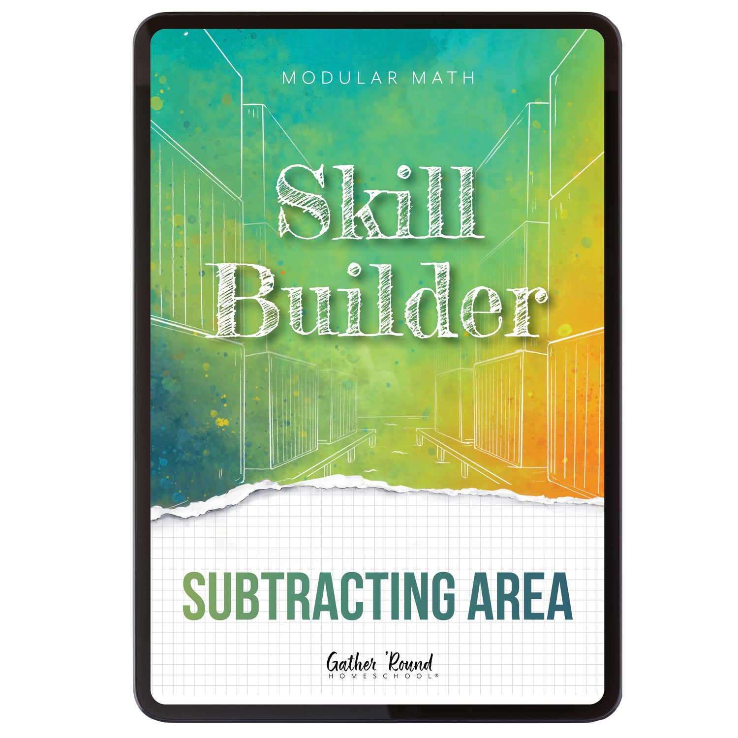 Subtraction Modular Math Step 6 digital skill builder subtracting area