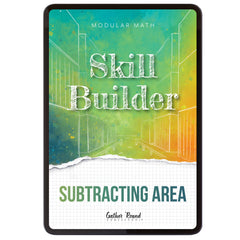 Subtraction Modular Math Step 6 digital skill builder subtracting area