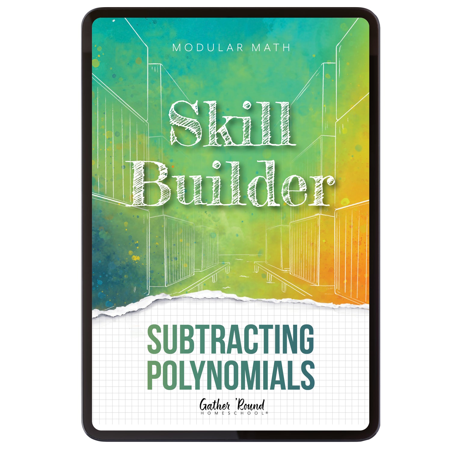 Subtraction Modular Math Step 6 digital skill builder subtracting plynomials