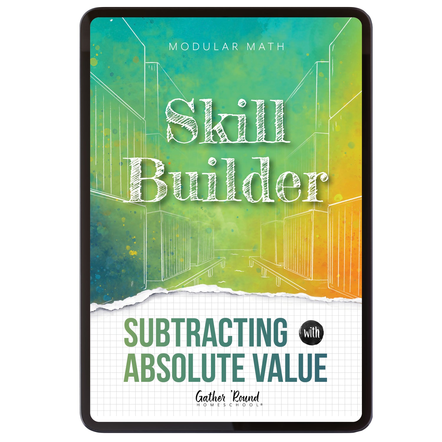 Subtraction Modular Math Step 6 digital skill builder subtracting with absolute value