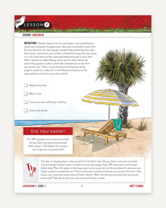 Florida Fifty States Homeschool Unit Study Digital Student Book Level 1 Lesson 1 Page