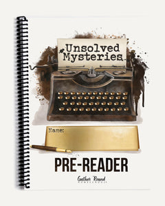 Unsolved Mysteries Homeschool Unit Study Printed Pre-Reader Student Book