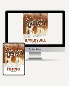 Renaissance and Revival Homeschool Unit Study Printed Digital Bundle Teacher's Guide and Pre-Reader Student Book