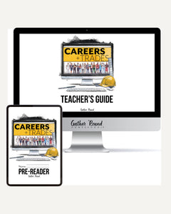 Careers + Trades Homeschool Unit Study Digital Bundle Teacher's Guide and Pre-Reader Student Book
