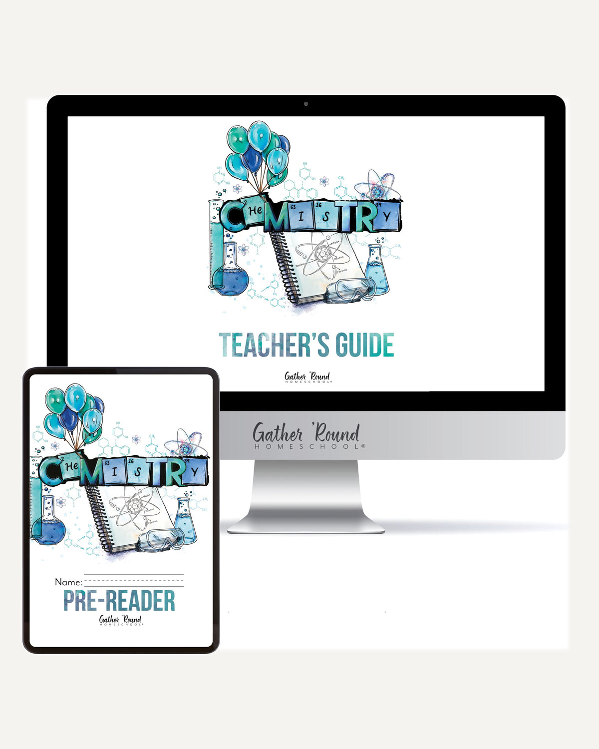 Chemistry Homeschool Unit Study Digital Bundle Teacher's Guide and Pre-Reader