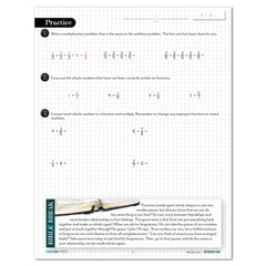 Fractions worksheet about multiplying fractions and whole numbers