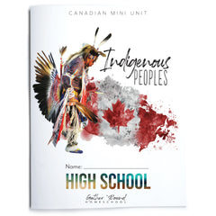 Indigenous Peoples homeschool unit study printed student book high school