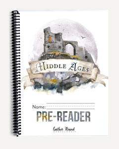 Middle Ages homeschool unit study printed student workbook pre-reader