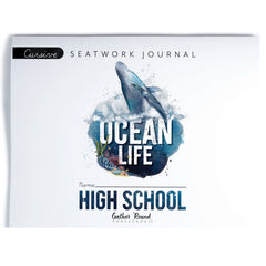 Ocean Life homeschool unit study digital seatwork journal in cursive for high school
