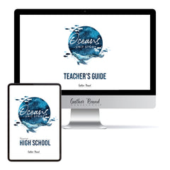 Oceans homeschool unit study digital student workbook for high school with teacher's guide combo