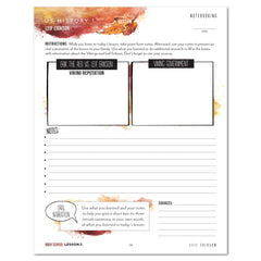 US History 1: A New World: Beginin-1763 Homeschool Study Unit Printed High School Student Book Lesson 5 Notebooking