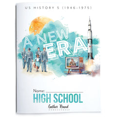 US History 5: A New Era: 1946-1975 Homeschool Unit Study Printed High School Student Book