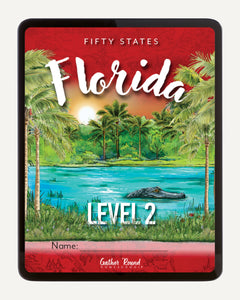 Florida Fifty States Homeschool Unit Study Digital Student Book Level 2 Cover