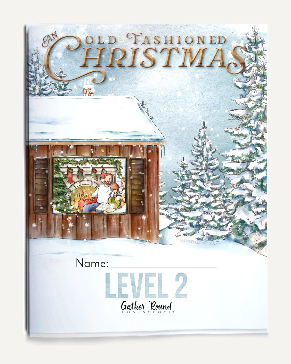 Old Fashioned Christmas Homeschool Unit Study Printed Level 2 Student Book