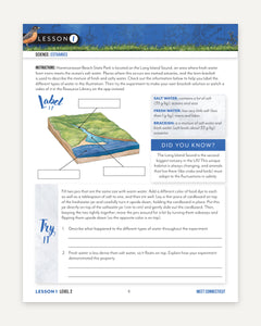 Connecticut Fifty States Homeschool Unit Study Digital Student Book Level 2 Lesson 1 Page