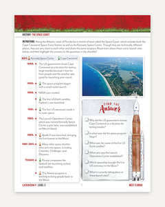 Florida Fifty States Homeschool Unit Study Digital Student Book Level 2 Lesson 1 Page