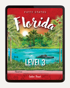 Florida Fifty States Homeschool Unit Study Digital Student Book Level 3 Cover