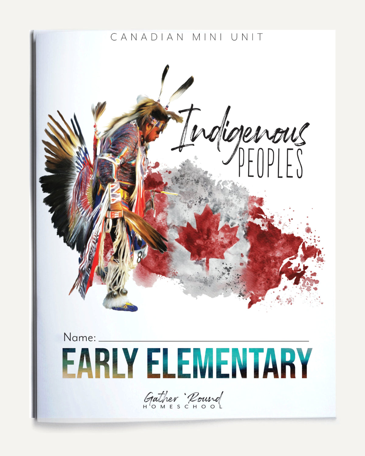 Indigenous Peoples homeschool unit study printed student book early elementary