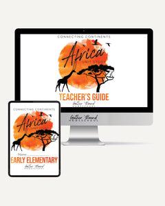 Africa homeschool unit study Digital Teacher's Guide and Early Elementary Bundle