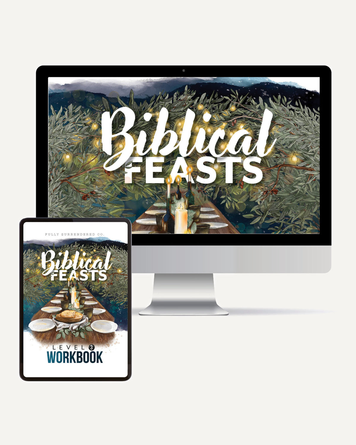 Biblical Feasts: Group Edition homeschool unit study, digital product image