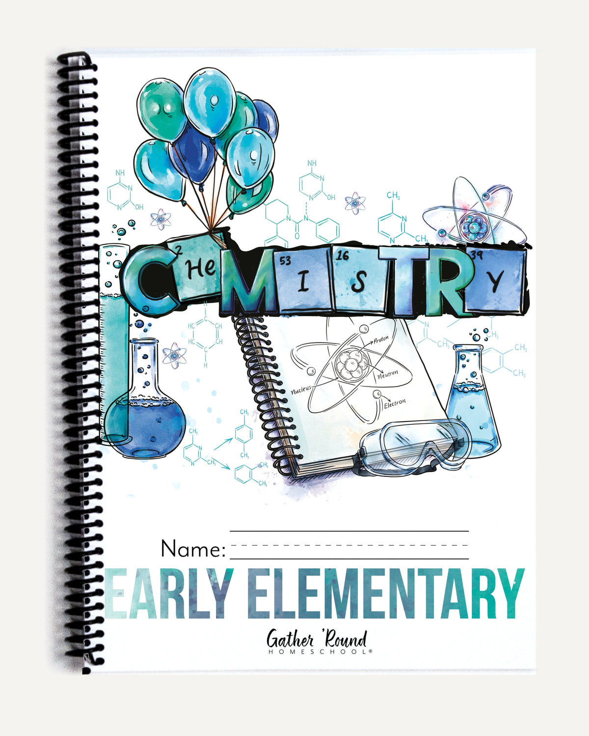 Chemistry Homeschool Unit Study Printed Early Elementary Student Book