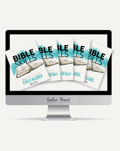 Bible Skills (Digital Download FREEBIE) homeschool unit study, digital Bundle