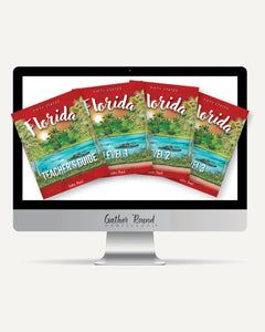 Florida Fifty States Homeschool Unit Study Digital Complete Bundle Teacher's Guide, Level 1, Level 2, Level 3