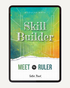 Measurement Step 1 modular math homeschool digital skill builder meet the ruler