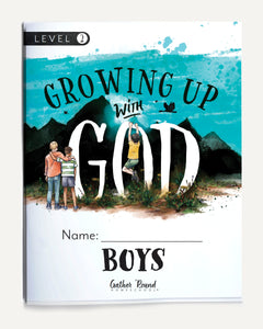 Growing Up with God Homeschool Unit Study Printed Boys Student Book Level 2