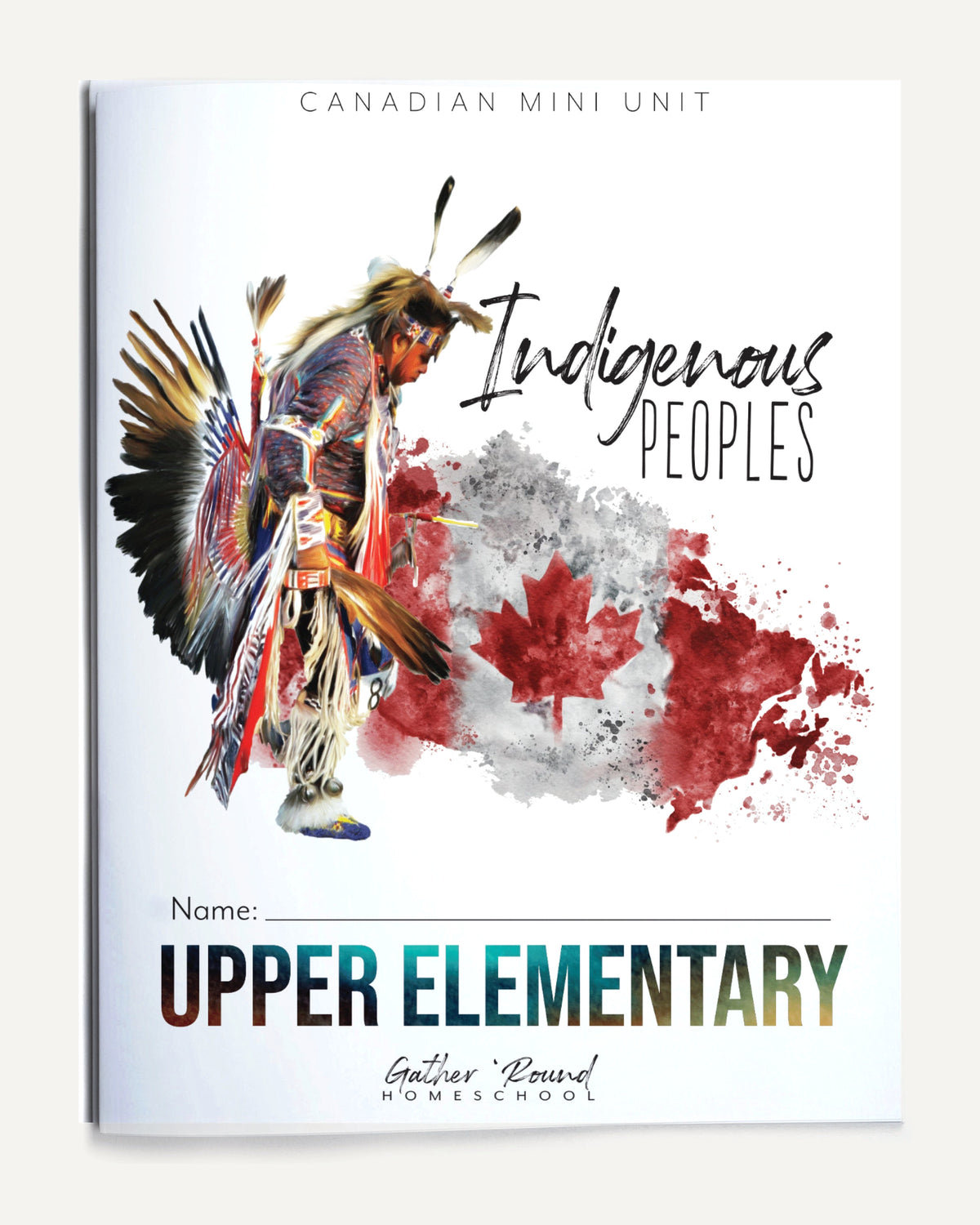 Indigenous Peoples homeschool unit study printed student book upper elementary