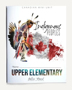 Indigenous Peoples homeschool unit study printed student book upper elementary