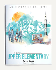 US History 5: A New Era: 1946-1975 Homeschool Unit Study Printed Upper Elementary Student Book