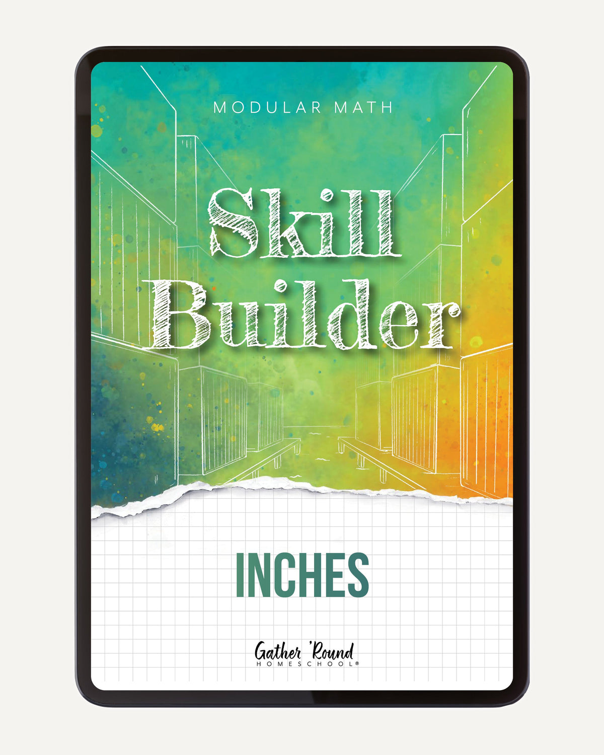Measurement Step 1 modular math homeschool digital skill builder inches
