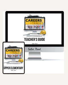Careers + Trades Homeschool Unit Study Digital Bundle Teacher's Guide and Upper Elementary Student Book