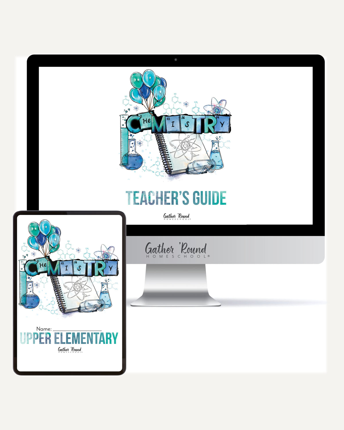 Chemistry Homeschool Unit Study Digital Bundle Teacher's Guide and Upper Elementary