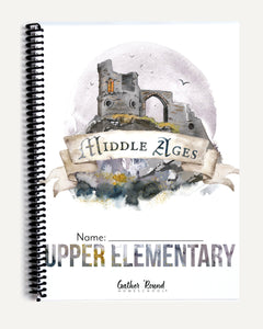 Middle Ages homeschool unit study printed student workbook upper elementary