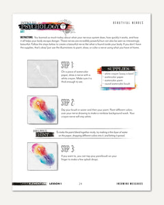 Psychology homeschool unit study digital student workbook in upper elementary with teacher's guide bundle becautiful nerves worksheet