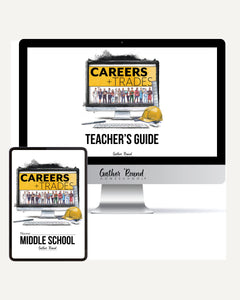 Careers + Trades Homeschool Unit Study Digital Bundle Teacher's Guide and Middle School Student Book