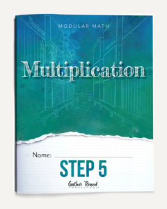 Modular Math: Multiplication homeschool unit study, printed Cover