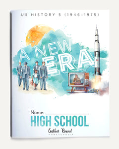 US History 5: A New Era: 1946-1975 Homeschool Unit Study Printed High School Student Book